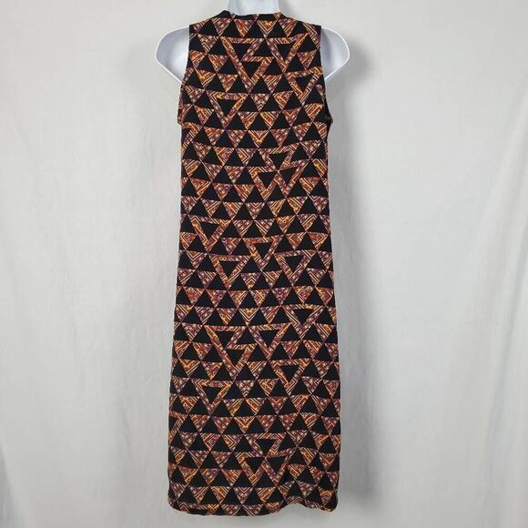 LulaRoe SMALL Black Print Open Front Cardigan Cover Top - Picture 4 of 10